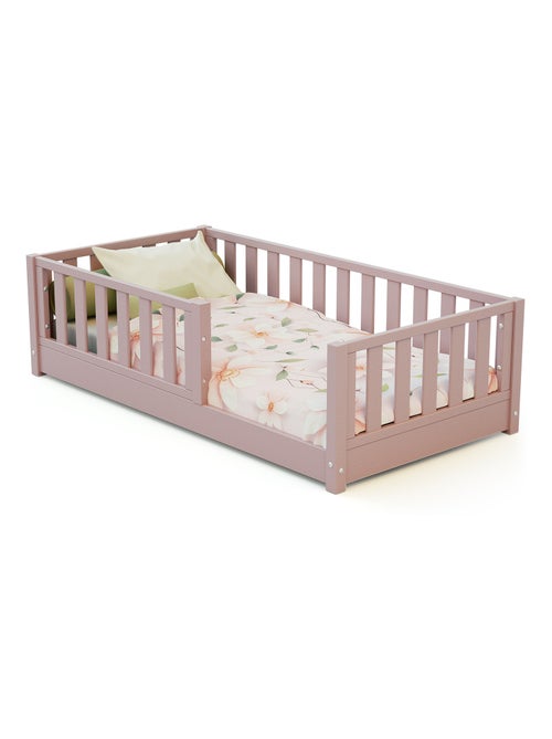 JURABABY - Lit enfant au sol en bois SONHO MINI MINI - 70x140 - Kiabi