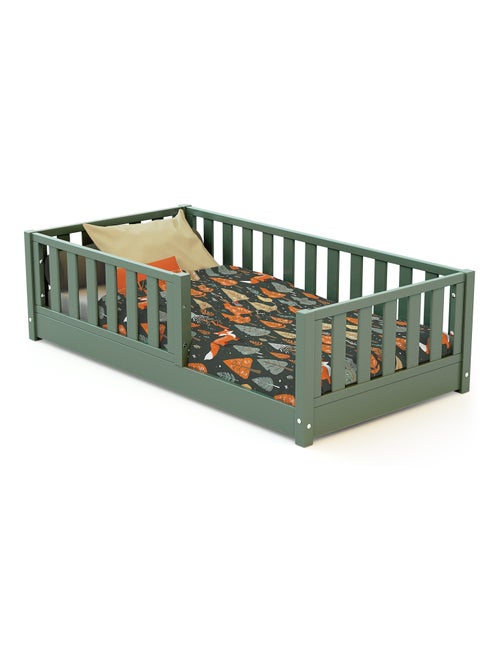 JURABABY - Lit enfant au sol en bois SONHO MINI MINI - 70x140 - Kiabi