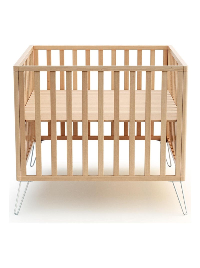JURABABY - Parc bébé ONLY en bois Gris Marron Gris - Kiabi