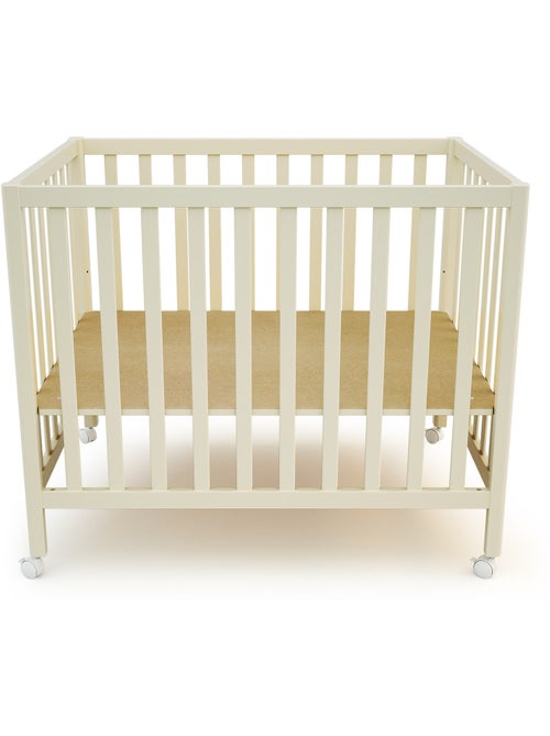 JURABABY - Parc bébé rectangulaire en bois FARA 100 x 701 cm - Blanc Perle - Kiabi
