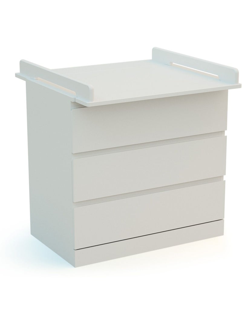 Jurababy - plan à langer universel 70 cm kira pour commode bébé Blanc - Kiabi