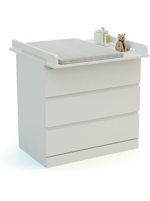 Jurababy - plan à langer universel 70 cm kira pour commode bébé - Kiabi Jurababy - plan à langer universel 70 cm kira pour commode bébé - Kiabi