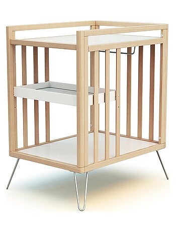 JURABABY - Table à langer 2 étagères ONLY en bois 76 x 56 x 94 cm