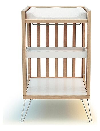 JURABABY - Table à langer 2 étagères ONLY en bois 76 x 56 x 94 cm