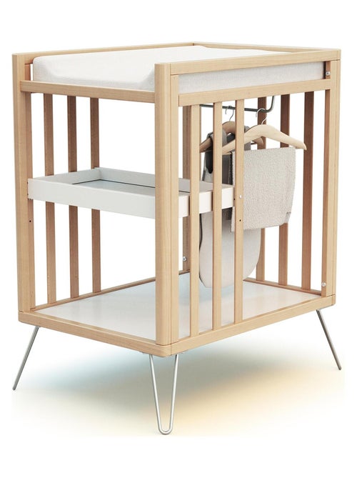 JURABABY - Table à langer 2 étagères ONLY en bois 76 x 56 x 94 cm - Kiabi