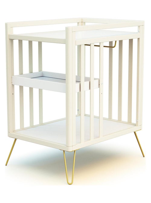 JURABABY - Table à langer 2 étagères ONLY en bois 76 x 56 x 94 cm - Kiabi