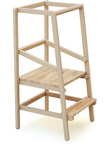 JURABABY - Tour d'observation/apprentissage enfant en bois avec tableau ardoise VISTA