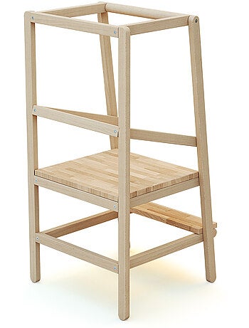 JURABABY - Tour d'observation/apprentissage enfant en bois avec tableau ardoise VISTA