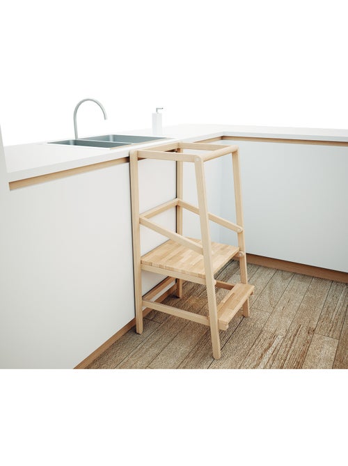 JURABABY - Tour d'observation/apprentissage enfant en bois avec tableau ardoise VISTA - Kiabi JURABABY - Tour d'observation/apprentissage enfant en bois avec tableau ardoise VISTA - Kiabi