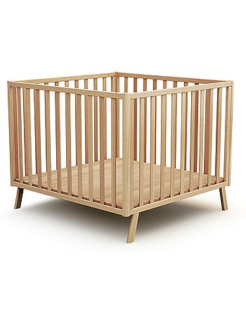 Jurababy -parc bébé évolutif en bois kasa