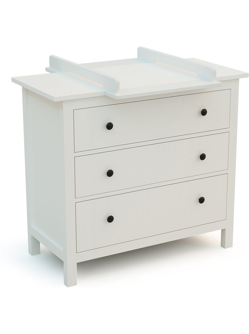 JURABABY -Plan à langer universel 50 cm KIRA pour commode bébé Blanc - Kiabi