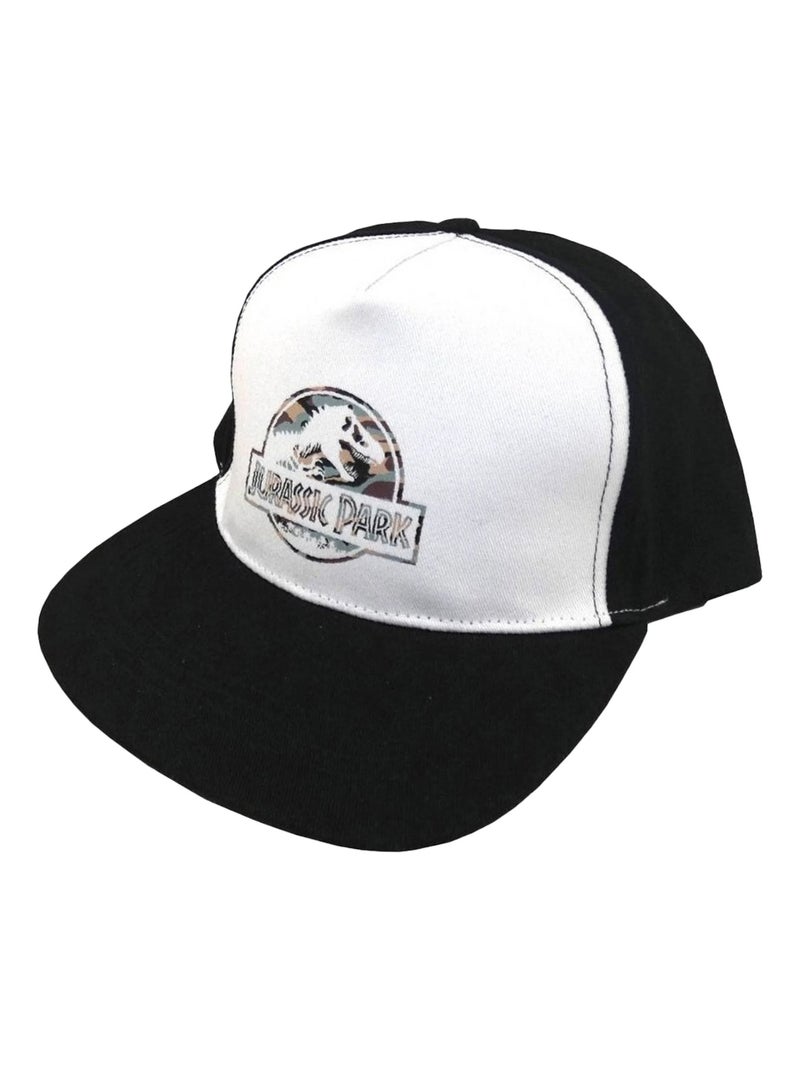Jurassic Park - Casquette ajustable motif/style logo camouflage Blanc Noir - Kiabi