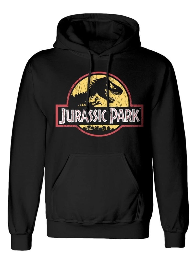 Jurassic Park - Sweat à capuche CLASSIC Noir - Kiabi