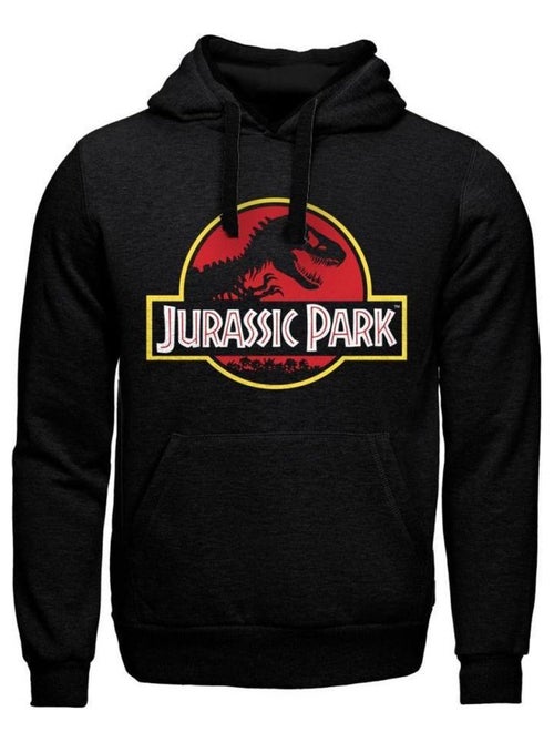 Jurassic Park - Sweat à capuche motif/style logo - Kiabi