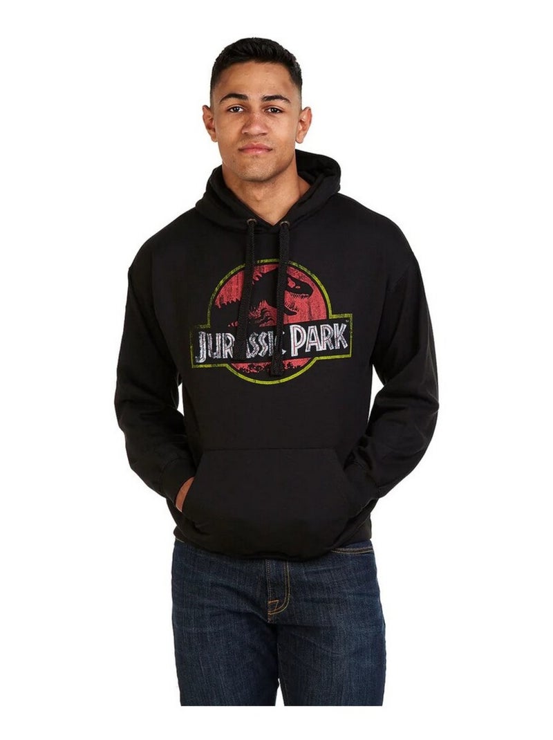 Jurassic Park - Sweat à capuche Noir - Kiabi