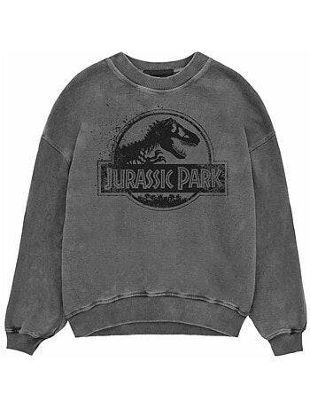 Jurassic Park - Sweat motif/style logo à la bombe