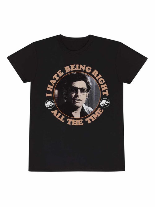 Jurassic Park - T-shirt HATE BEING RIGHT ALL THE TIME - Kiabi