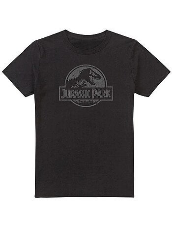 Jurassic Park - T-shirt motif logo monochrome