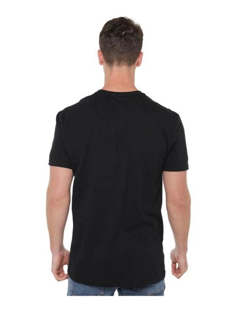 Jurassic Park - T-shirt motif logo monochrome Noir - Kiabi