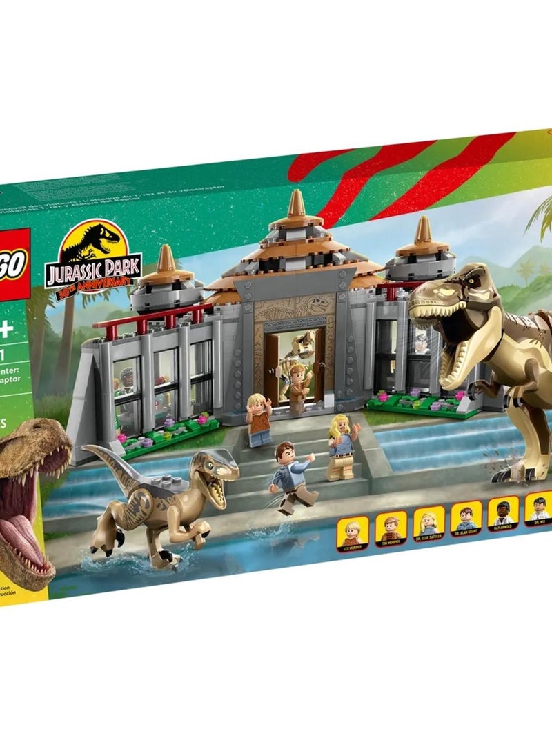 Jurassic Park Le centre des visiteurs : l'attaque du T. rex et du vélociraptor N/A - Kiabi