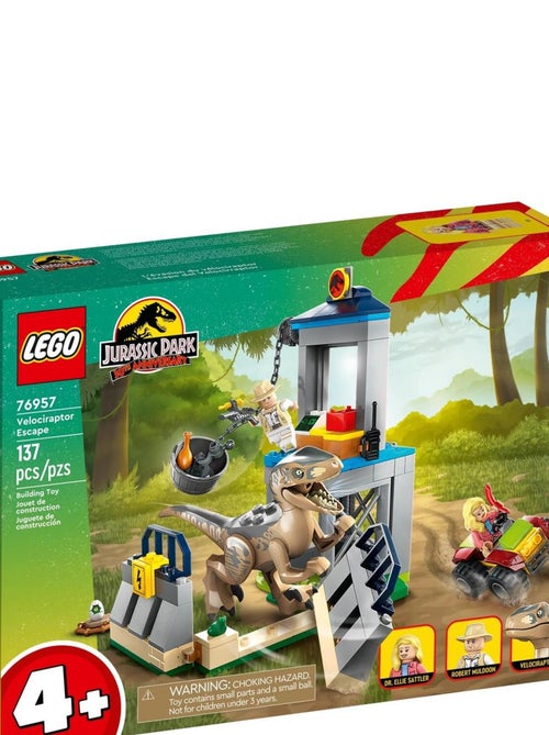 Jurassic Park L'évasion du vélociraptor - Kiabi