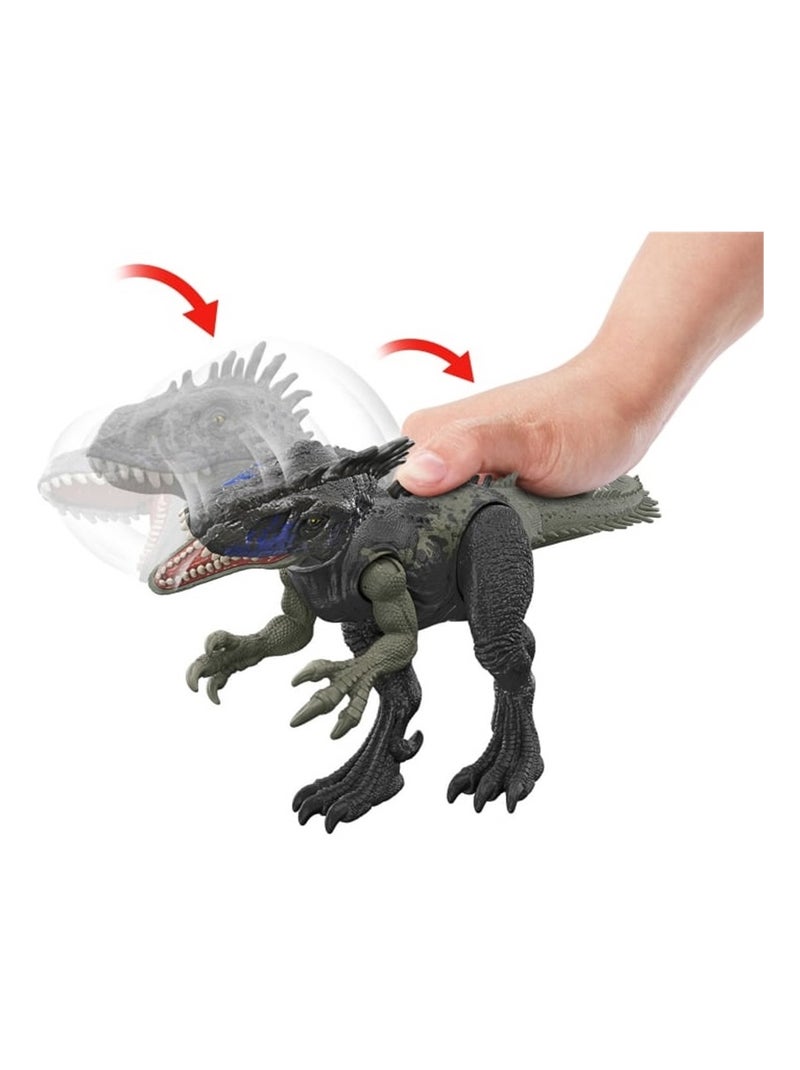 Jurassic World Figurine Dinosaure Dryptosaurus Rugissement Féroce Vert - Kiabi