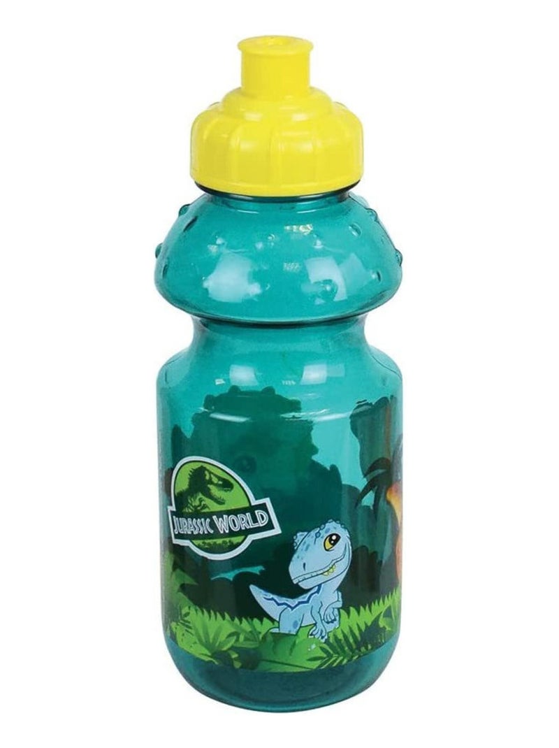 Jurassic world lot 6 pcs (verre, assiette, bol, couverts, gourde, bg) Vert - Kiabi