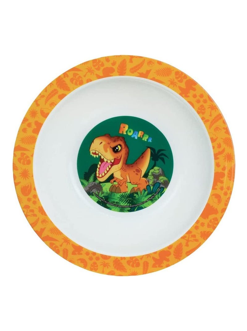 Jurassic world lot 6 pcs (verre, assiette, bol, couverts, gourde, bg) Vert - Kiabi