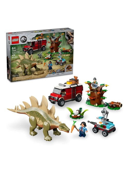 Jurassic World Missions dinosaures : la découverte du stégosaure - Kiabi