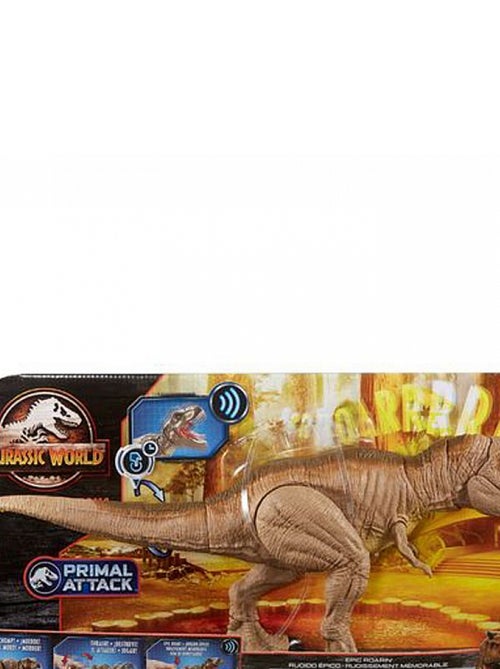 Jurassic World : Tyrannosaure Rex Rugissement Féroce - Mattel - Kiabi