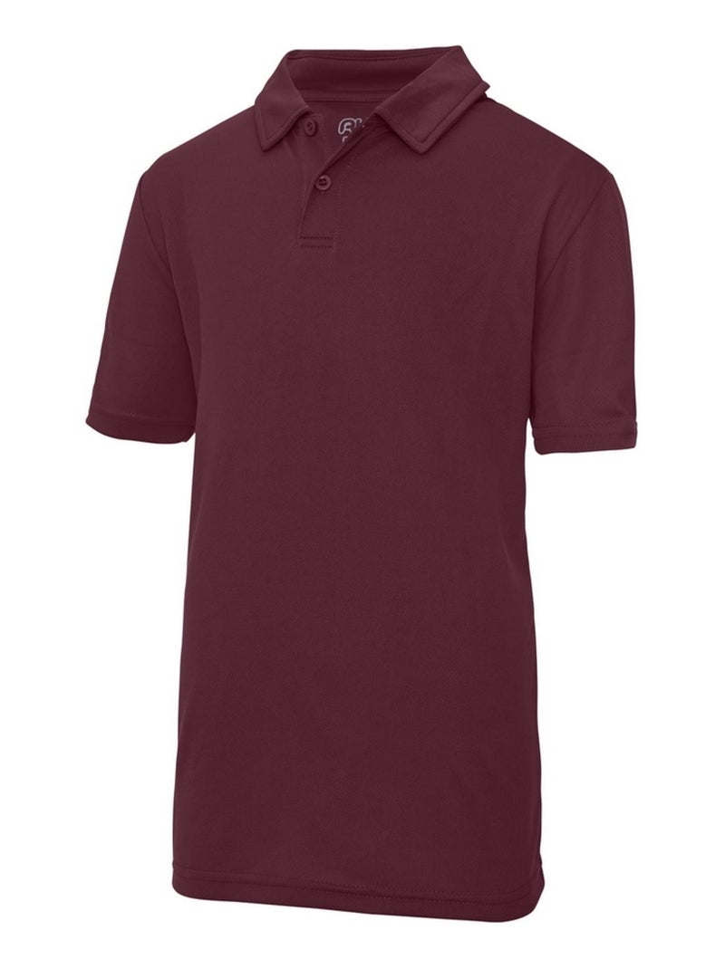 Just Cool - Polo Bordeaux - Kiabi