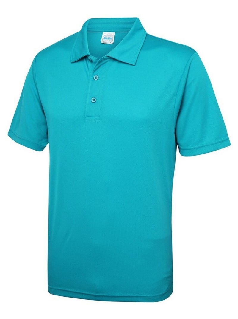Just Cool - Polo COOL Bleu turquoise - Kiabi