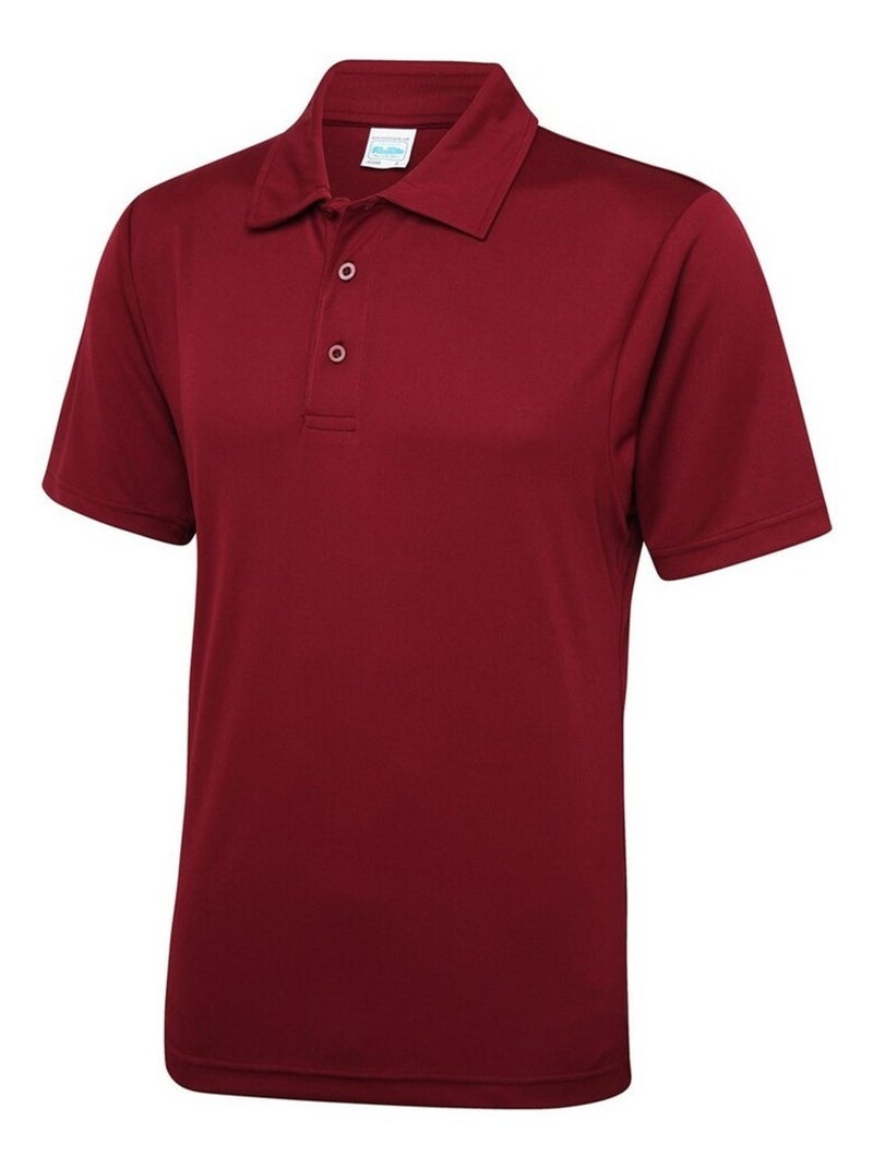 Just Cool - Polo COOL Bordeaux - Kiabi
