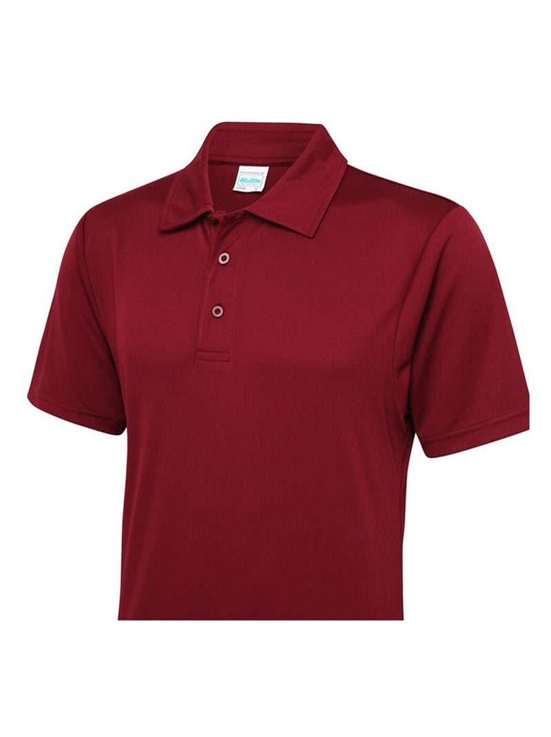 Just Cool - Polo COOL Bordeaux - Kiabi