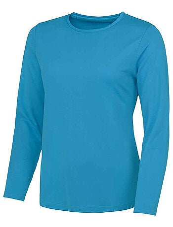 Just Cool - T-shirt manches longues motif/style uni