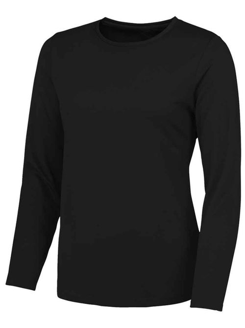 Just Cool - T-shirt manches longues motif/style uni - Kiabi