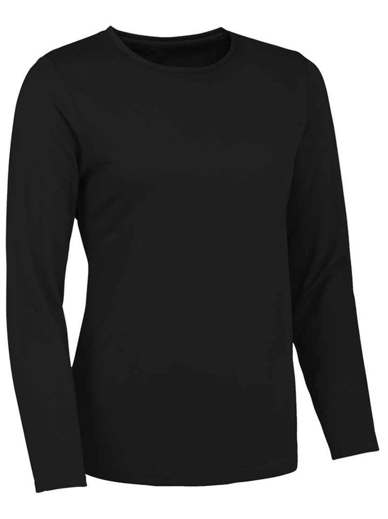 Just Cool - T-shirt manches longues motif/style uni gris anthracite - Kiabi