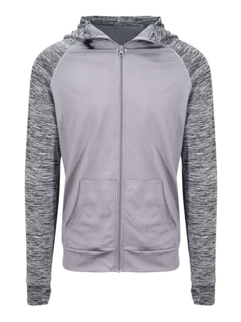 Just Cool - Veste à capuche Gris tourterelle - Kiabi