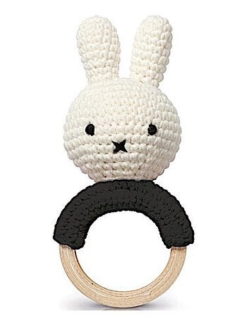 Just Dutch - Hochet anneau de dentition Miffy