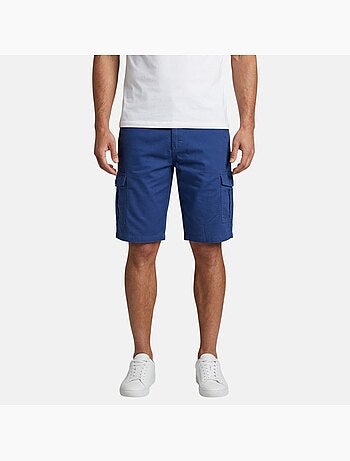 Just emporio - bermuda chino cargo coupe droite, poches latérales