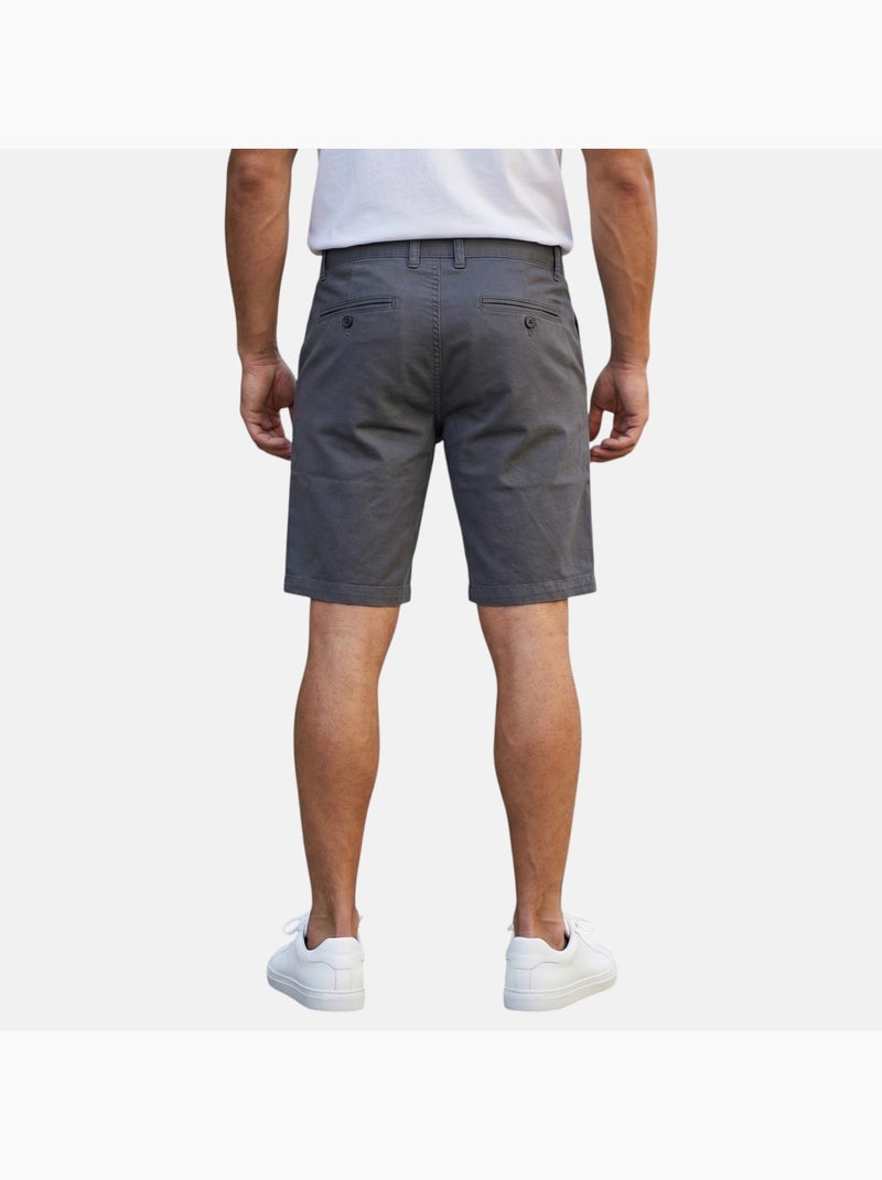 Just Emporio - Bermuda chino Homme Gris - Kiabi