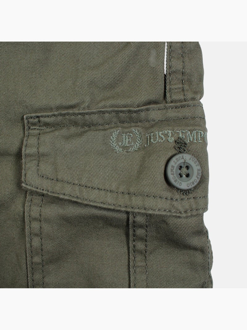 Just Emporio - Bermuda chino Homme Kaki - Kiabi