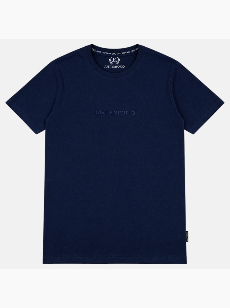 Just Emporio - T-shirt manches courtes Homme Bleu marine - Kiabi