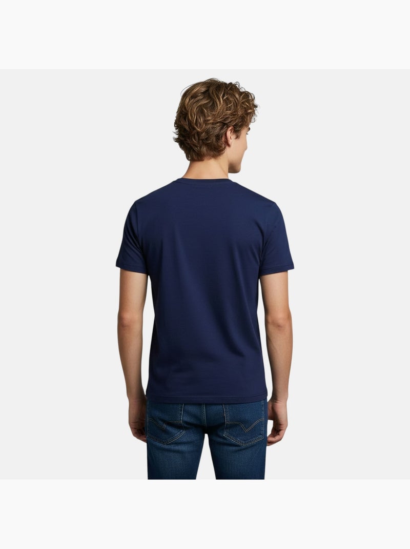 Just Emporio - T-shirt manches courtes Homme Bleu marine - Kiabi