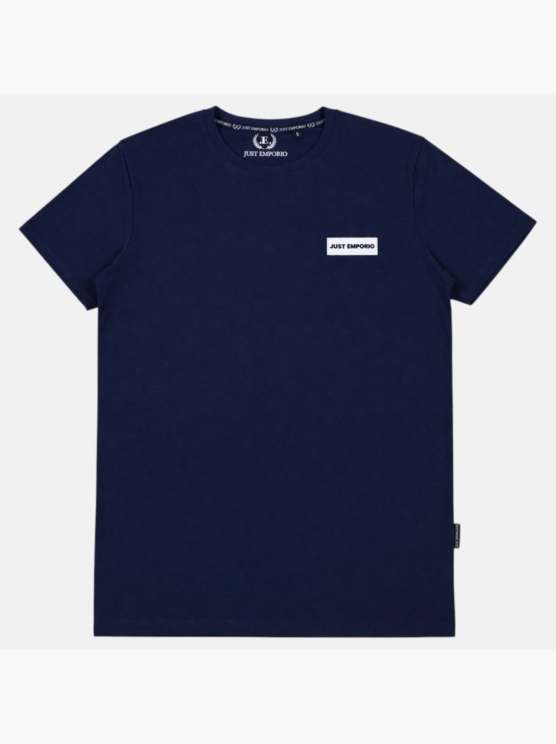 Just Emporio - T-shirt manches courtes Homme Bleu marine - Kiabi