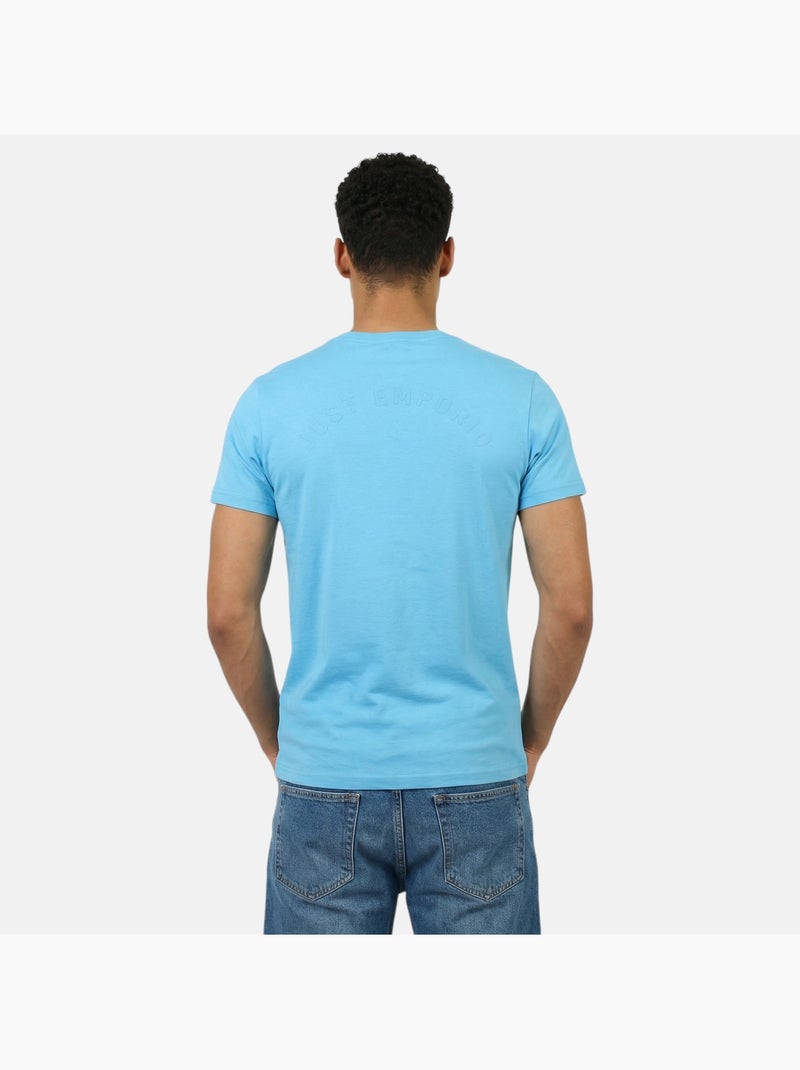 Just Emporio - T-shirt manches courtes Homme Bleu - Kiabi