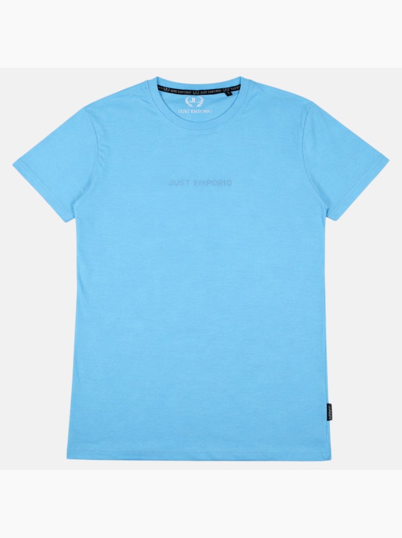 Just Emporio - T-shirt manches courtes Homme Bleu - Kiabi