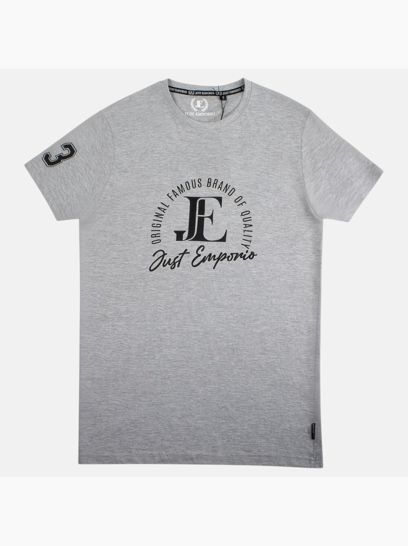 Just Emporio - T-shirt manches courtes Homme Gris - Kiabi