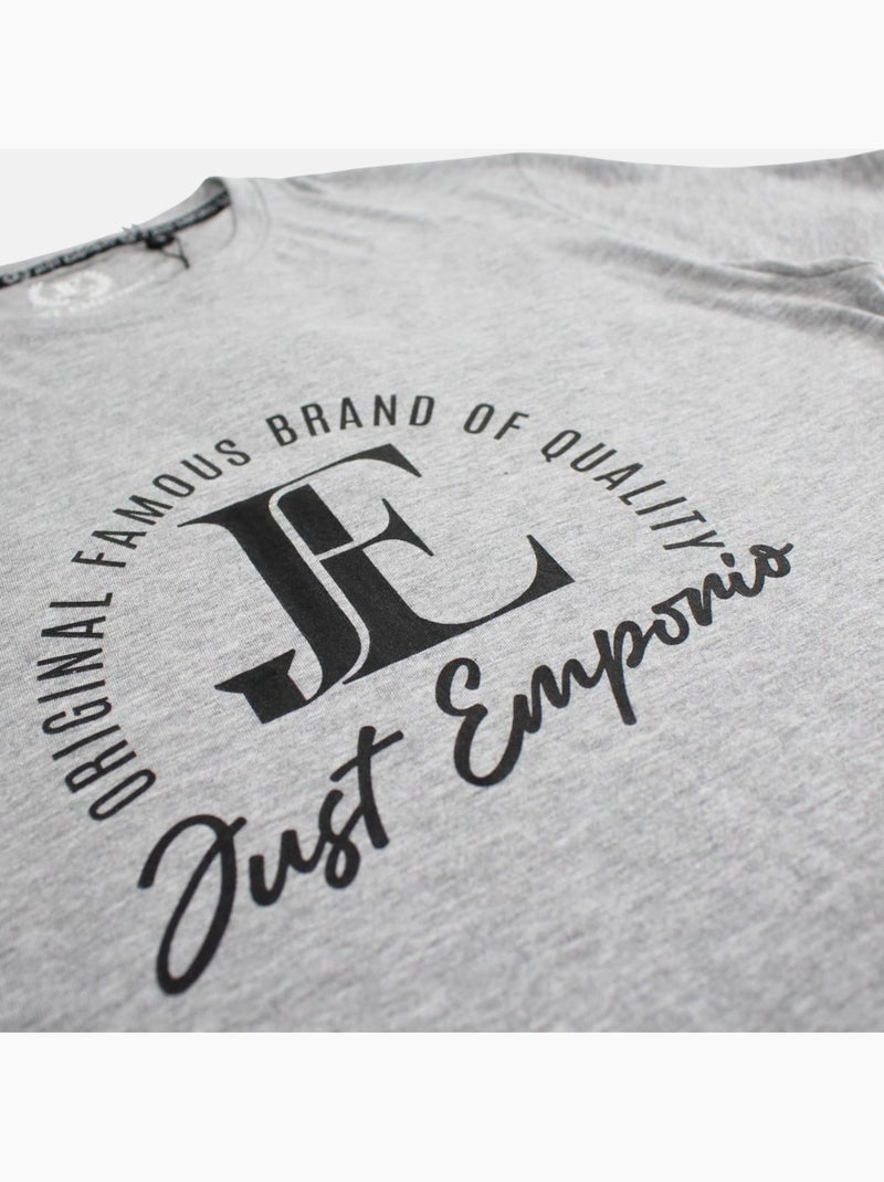 Just Emporio - T-shirt manches courtes Homme Gris - Kiabi