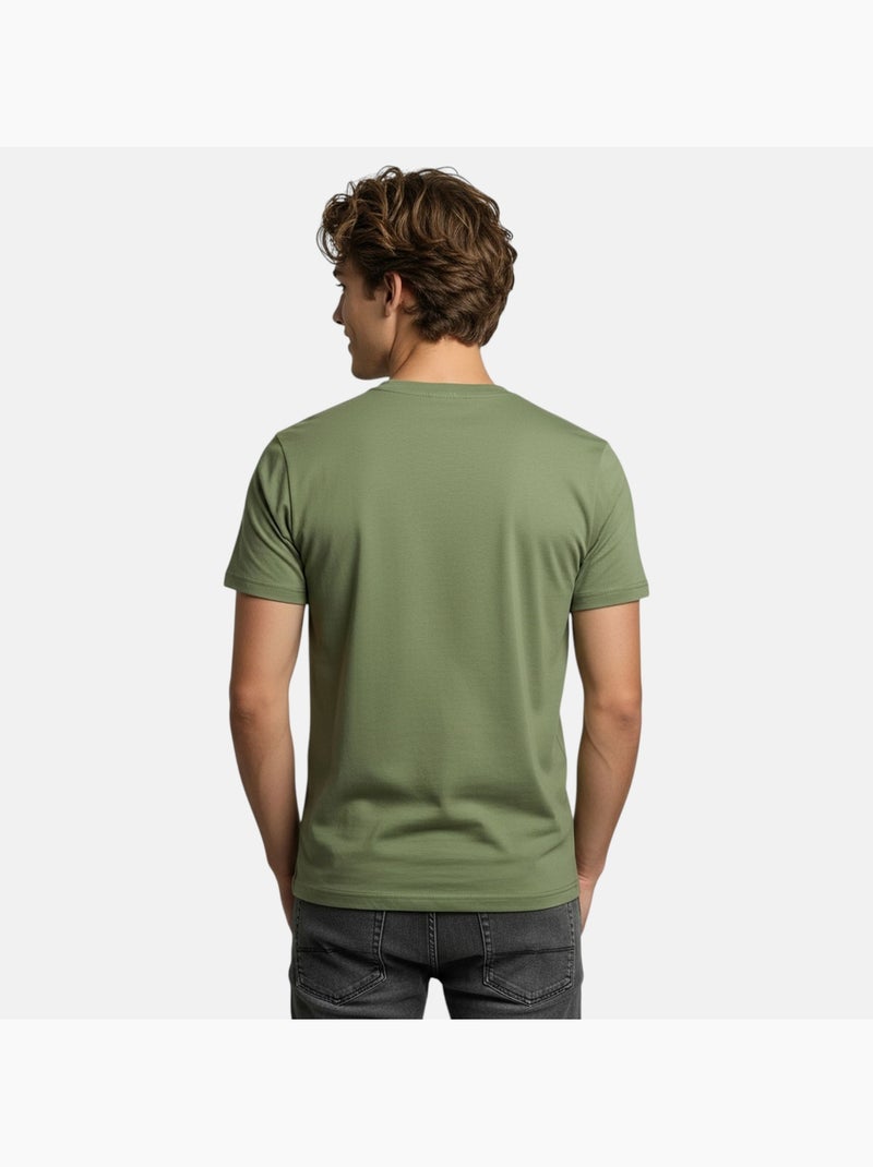 Just Emporio - T-shirt manches courtes Homme Kaki - Kiabi